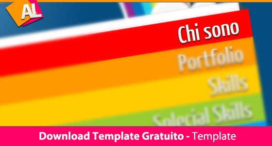 Template Gratuito – Colorful Cv