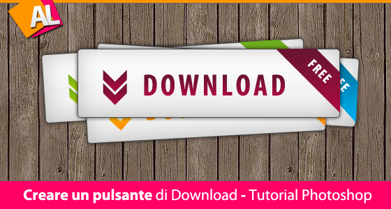 Creare un bottone di download con Photoshop
