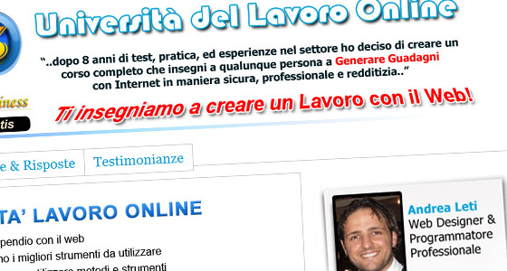 Universita del lavoro online